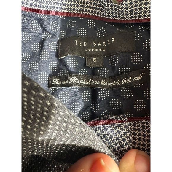 Ted Baker London Slim Fit Short Sleeve Button Up Shirt 2XL - Picture 5 of 10